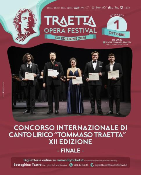 Finale Concorso Internazionale di Canto Lirico Tommaso Traetta