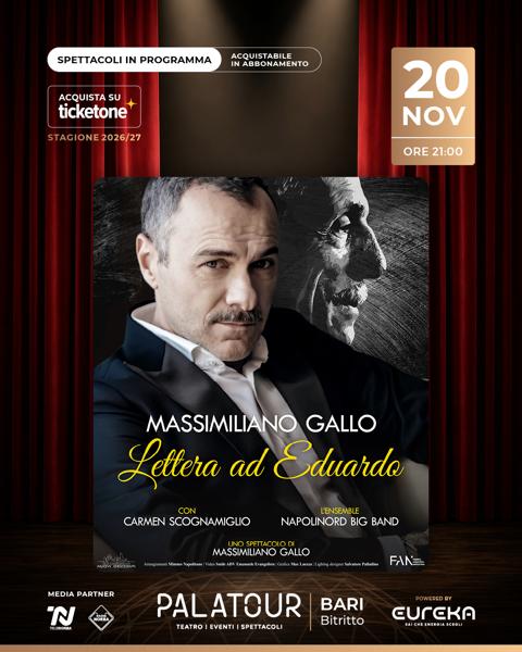 Massimiliano Gallo | Lettera ad Eduardo