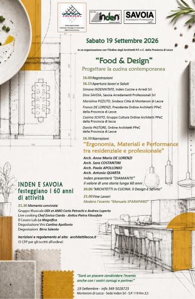 Food & Design: Progettare la cucina contemporanea