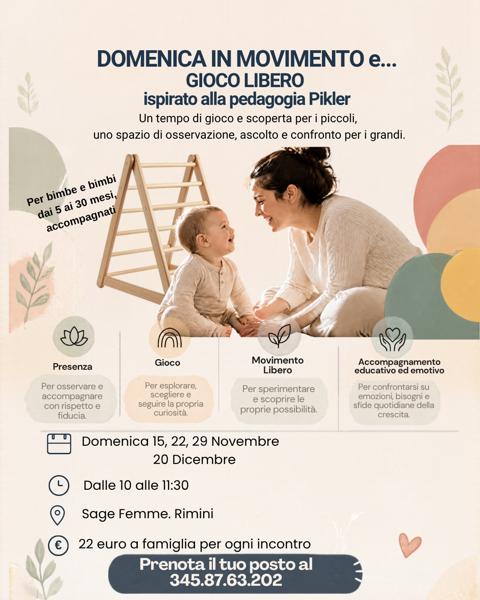 Domenica in Movimento e... Gioco Libero