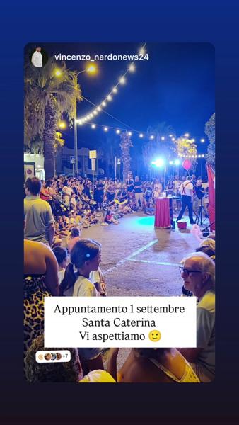 Appuntamento 1 settembre Santa Caterina