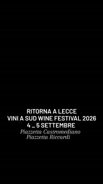 Vini a Sud Wine Festival 2026