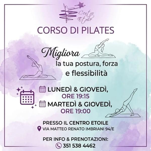 Corso di Pilates - Lezione Gratuita (Gruppi A e B)