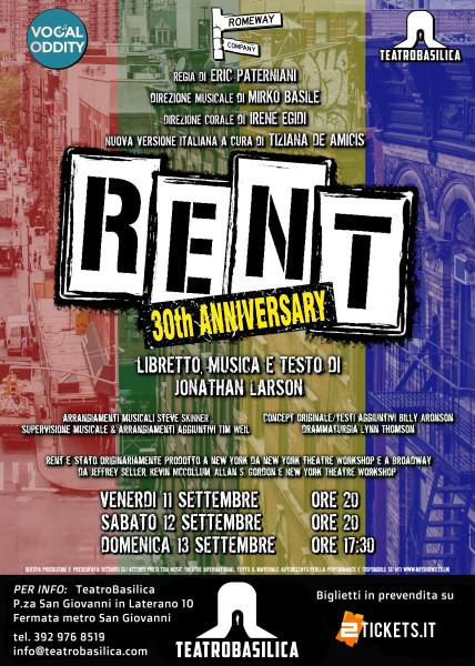 RENT – Il musical 30th Anniversary