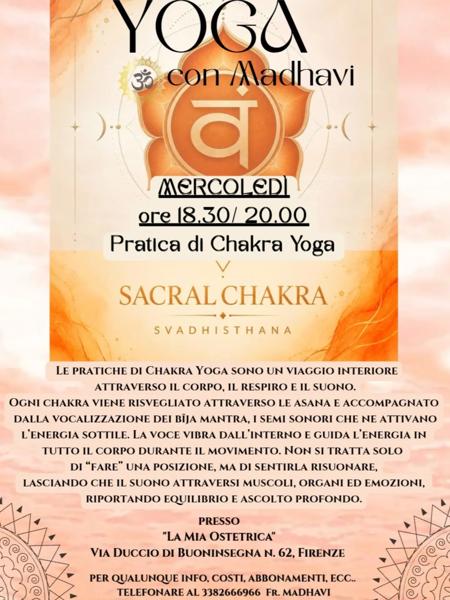 Pratica di Chakra Yoga: Sacral Chakra
