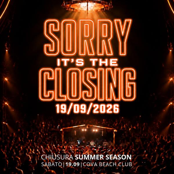 Closing Party Cova Beach Club