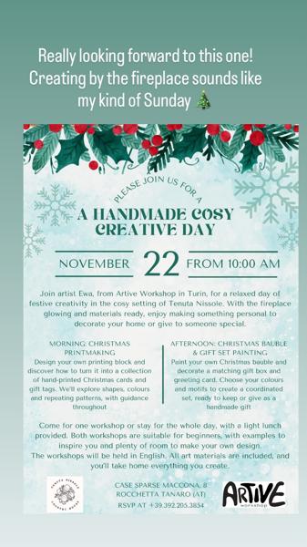 A Handmade Cosy Creative Day