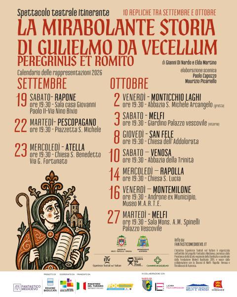La Mirabolante storia di Guglielmo Da Vecellum Peregrinus et Romito
