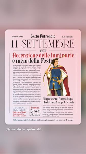 Festa Patronale - Accensione delle luminarie