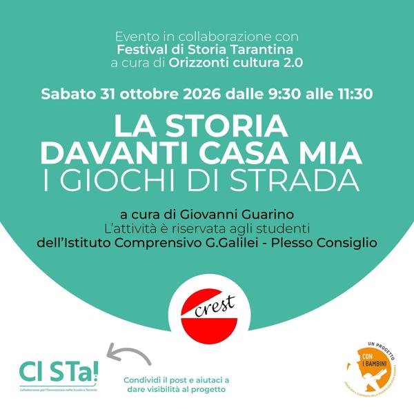 La storia davanti casa mia: i giochi di strada