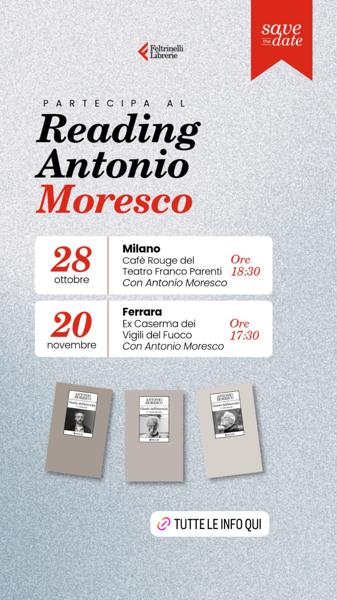 Reading Antonio Moresco