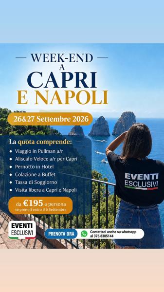 Week-end a Capri e Napoli
