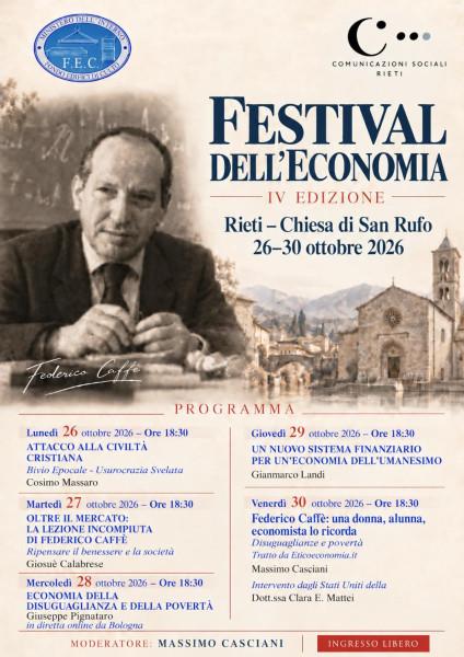 Festival dell'Economia – IV Edizione