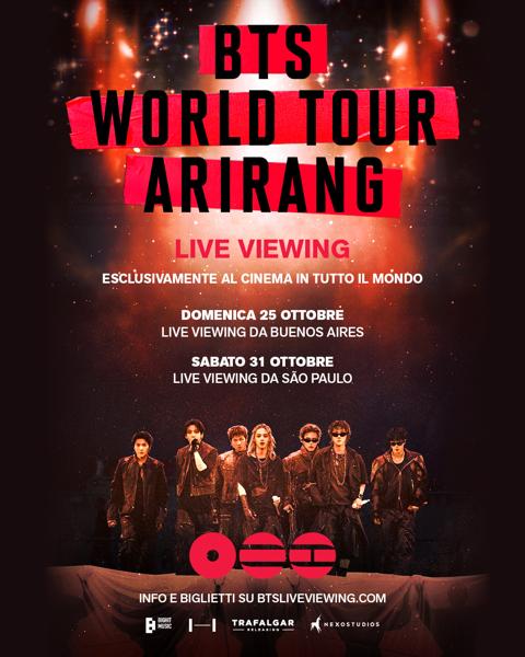 BTS WORLD TOUR ARIRANG LIVE VIEWING