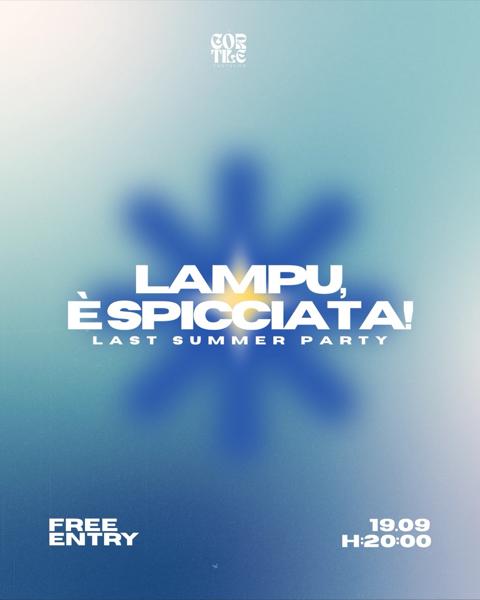 Lampu, è spicciata!