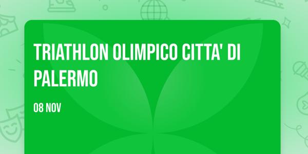 TRIATHLON OLIMPICO CITTA' DI PALERMO