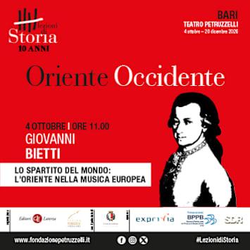 Lezioni di Storia: Giovanni Bietti - Lo spartito del mondo