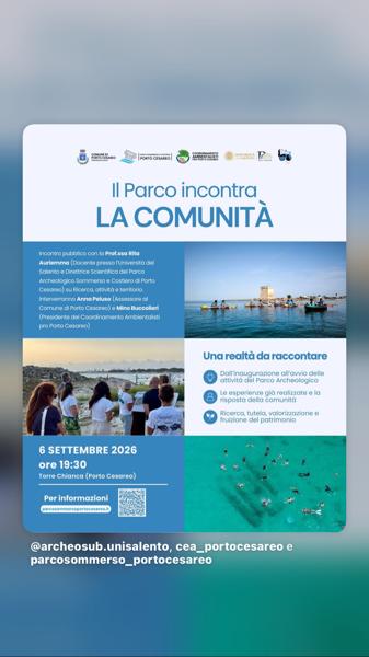 Il Parco incontra LA COMUNITÀ