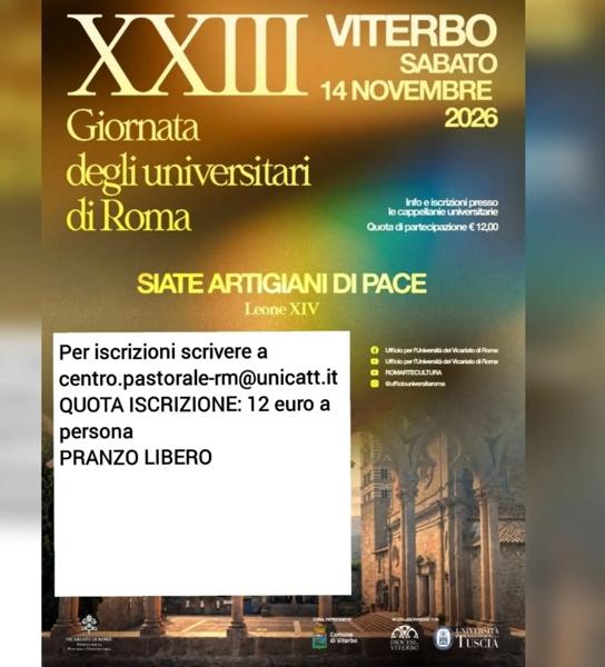 XXIII Giornata degli universitari di Roma