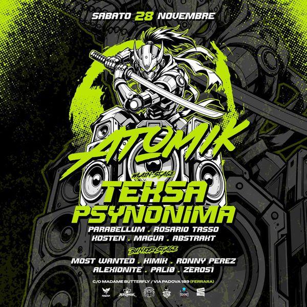 Atomik presenta Teksa e Psynonima