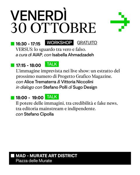 WHY Graphic Design Festival 2026 — Venerdì 30 Ottobre