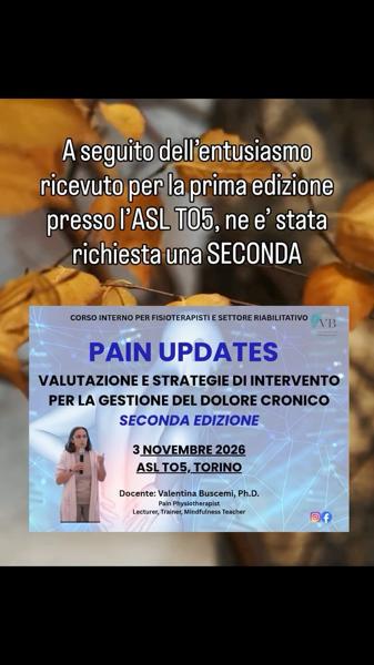Pain Updates - Valutazione e strategie di intervento per la gestione del dolore cronico