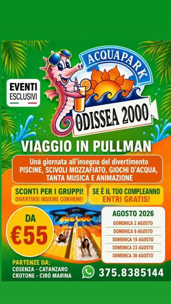 Viaggio in Pullman Acquapark Odissea 2000
