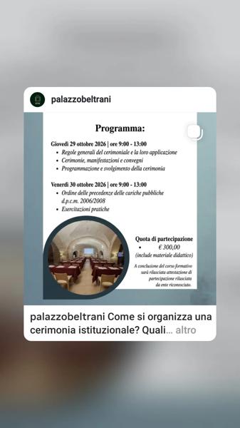 Come si organizza una cerimonia istituzionale?