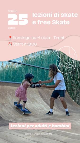 Lezioni di skate e free skate