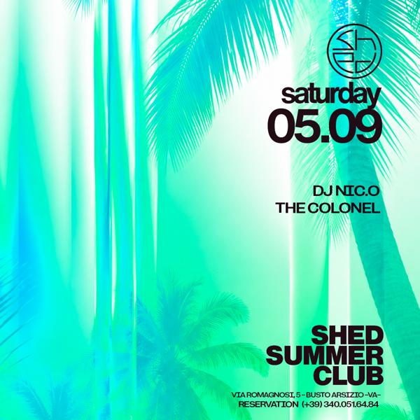 SHED SATURDAY - 05.09
