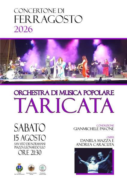 TARICATA - Concertone di Ferragosto 2026