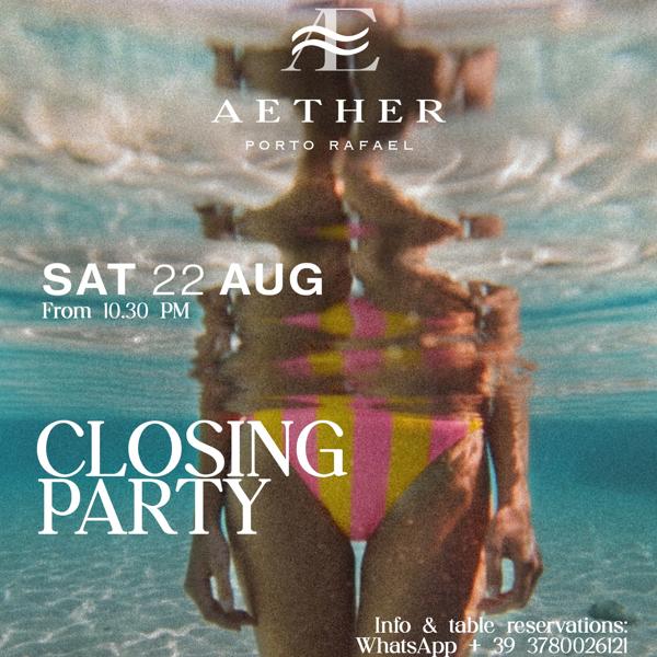 22 August | Closing Party | Marco Carpentieri