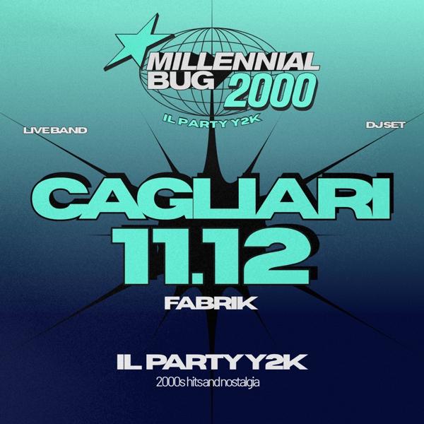 MILLENNIAL BUG CAGLIARI LIVE + DJ SET ANNI 90| 11 DICEMBRE | FABRIK - ORE 21:30