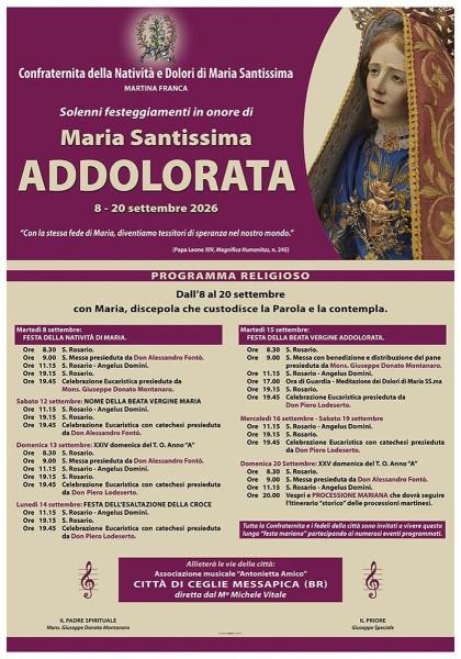 Festa della Beata Vergine Addolorata