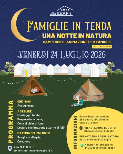 Famiglie in Tenda – Una notte in natura
