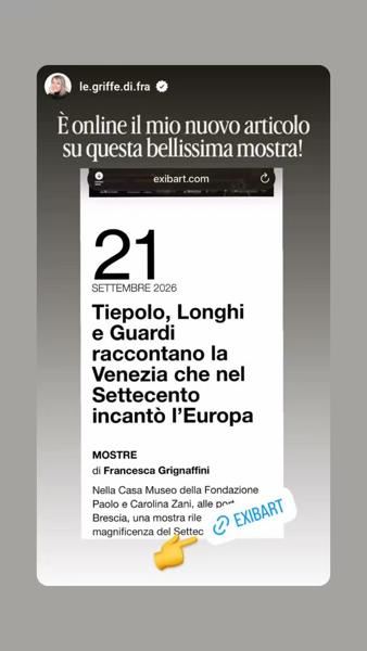 Magnifica Eleganza. Tiepolo, Longhi e Guardi tra arte e moda
