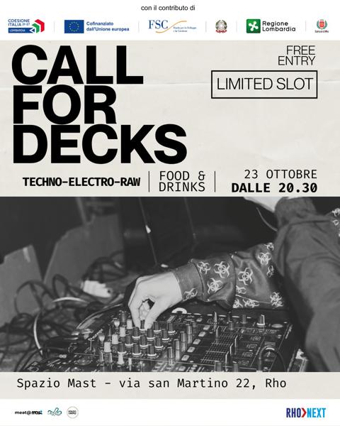 Call for Decks