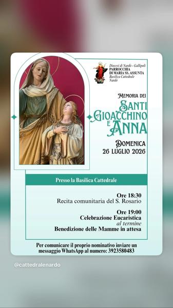 Memoria dei Santi Gioacchino e Anna