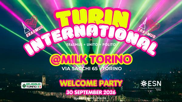 TURIN INTERNATIONAL - WELCOME PARTY