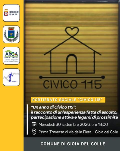 Civico 115: un anno di condominio solidale