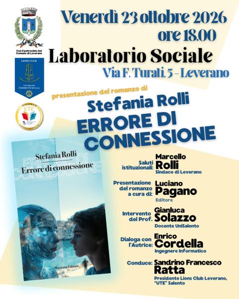 Presentazione del romanzo "Errore di connessione" di Stefania Rolli