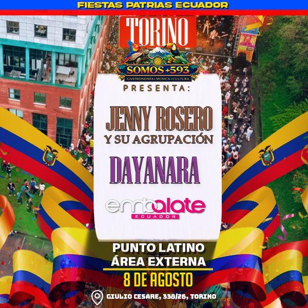 Torino Somos +593: Jenny Rosero y su Agrupación & Dayanara Embalate