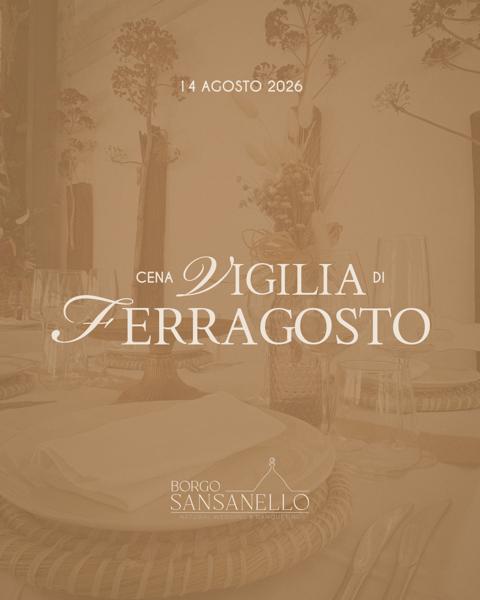 Cena Vigilia di Ferragosto