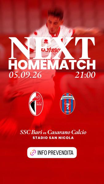 SSC Bari vs Casarano Calcio