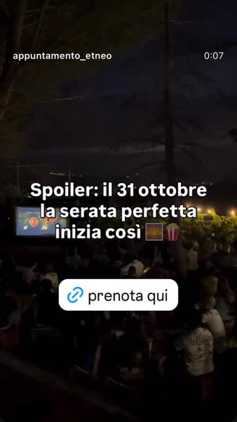Spoiler: il 31 ottobre la serata perfetta inizia così