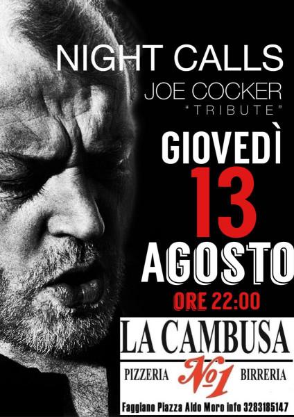 Night Calls tributo a Joe Cocker Live
