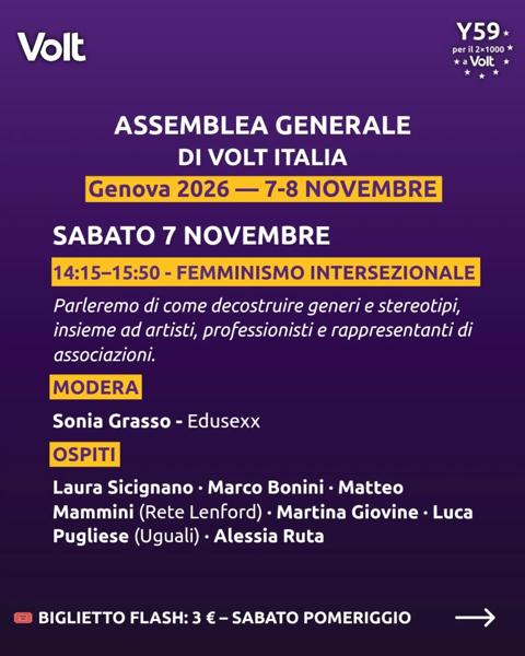 Assemblea Generale di Volt Italia