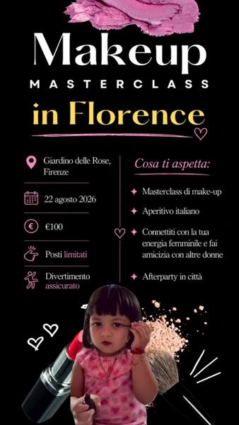 Makeup Masterclass in Florence