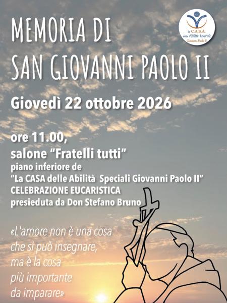 Memoria di San Giovanni Paolo II