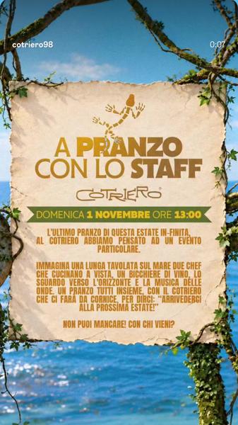 A Pranzo con lo Staff